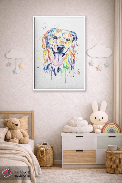 تابلو دکوراتیو طلایی اثر لیزا وایت هاوس - D4W