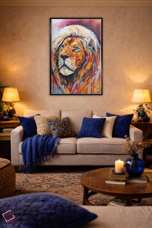 تابلو دکوراتیو رام نشده اثر لیزا وایت هاوس - D4B