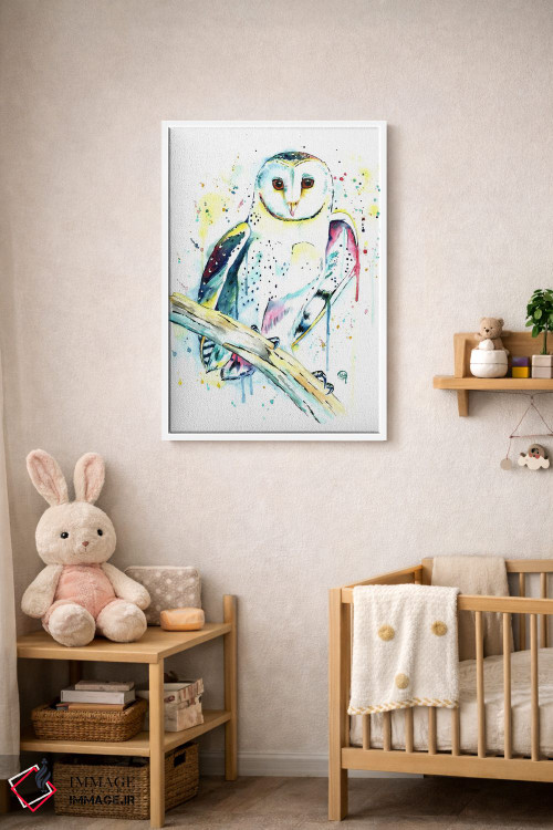 تابلو دکوراتیو هووت اثر لیزا وایت هاوس - D3W