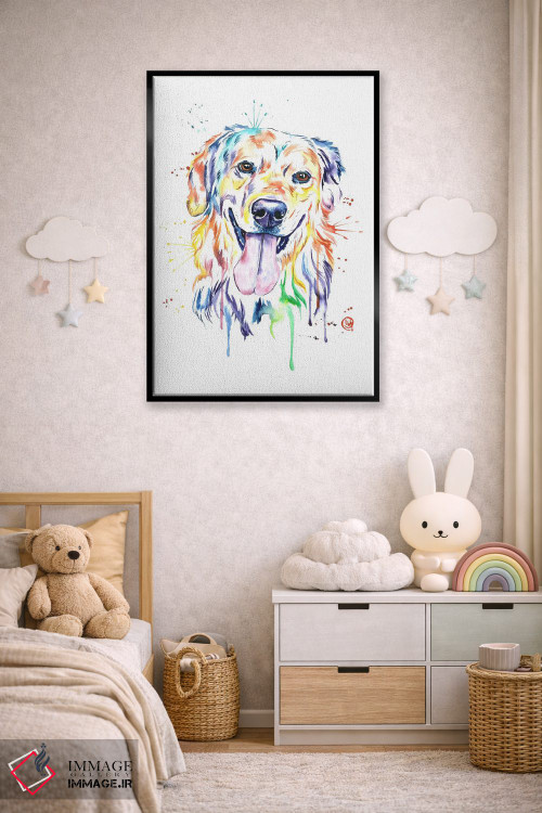 تابلو دکوراتیو طلایی اثر لیزا وایت هاوس - D6B