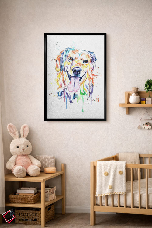 تابلو دکوراتیو طلایی اثر لیزا وایت هاوس - D5B