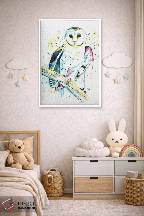 تابلو دکوراتیو هووت اثر لیزا وایت هاوس - D4W