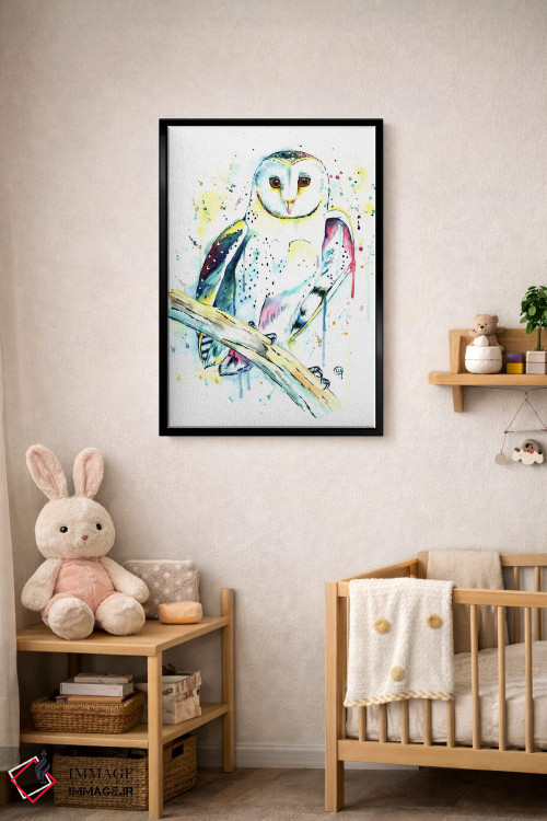 تابلو دکوراتیو هووت اثر لیزا وایت هاوس - D5B