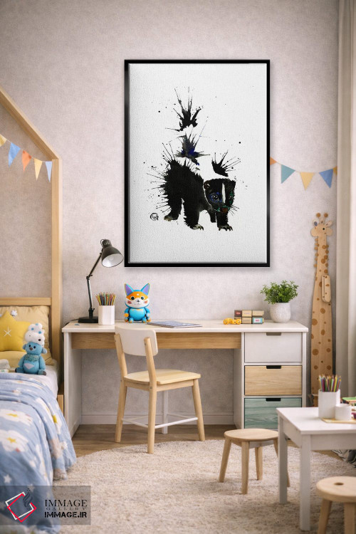 تابلو دکوراتیو لکه جوهر اثر لیزا وایت هاوس - D2B