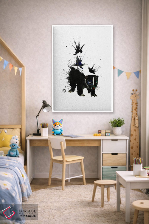 تابلو دکوراتیو لکه جوهر اثر لیزا وایت هاوس - D1W