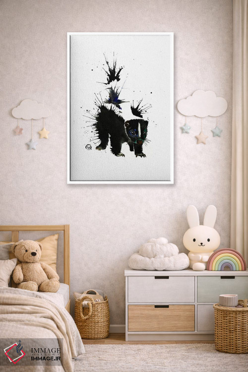 تابلو دکوراتیو لکه جوهر اثر لیزا وایت هاوس - D3W