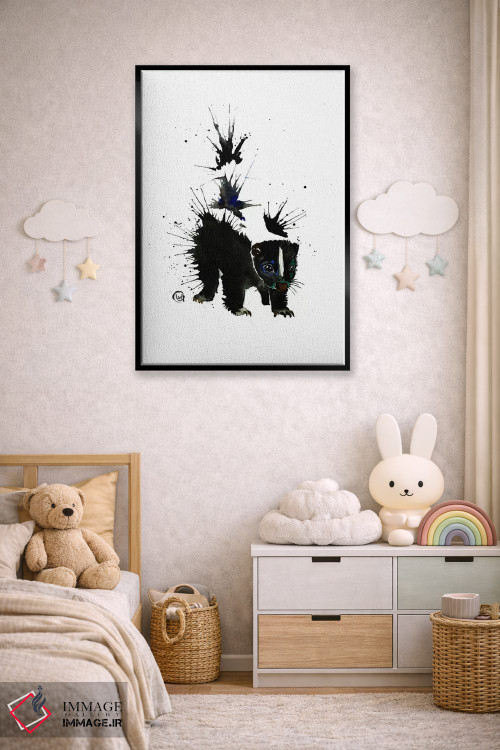 تابلو دکوراتیو لکه جوهر اثر لیزا وایت هاوس - D4B