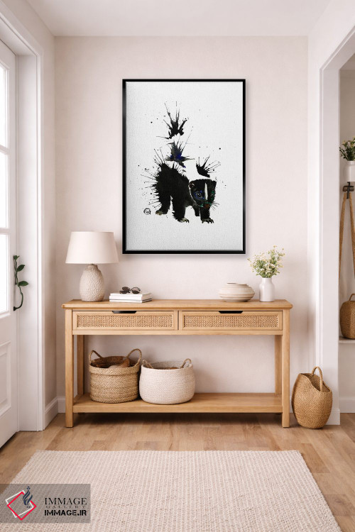 تابلو دکوراتیو لکه جوهر اثر لیزا وایت هاوس - D6B