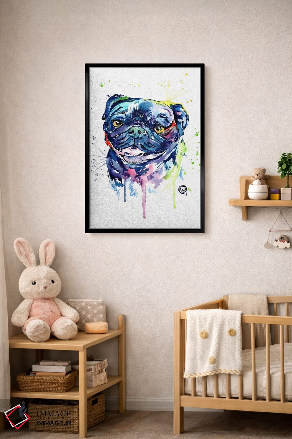 تابلو دکوراتیو بو اثر لیزا وایت هاوس - D5B