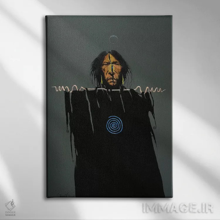 تابلو دکوراتیو درون اثر لاورنس لی - نمای روبهرو روی دیوار