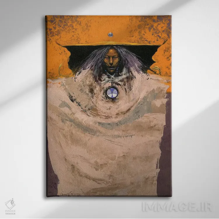 تابلو دکوراتیو بروخا ماریپوسا اثر لاورنس لی - نمای روبهرو روی دیوار