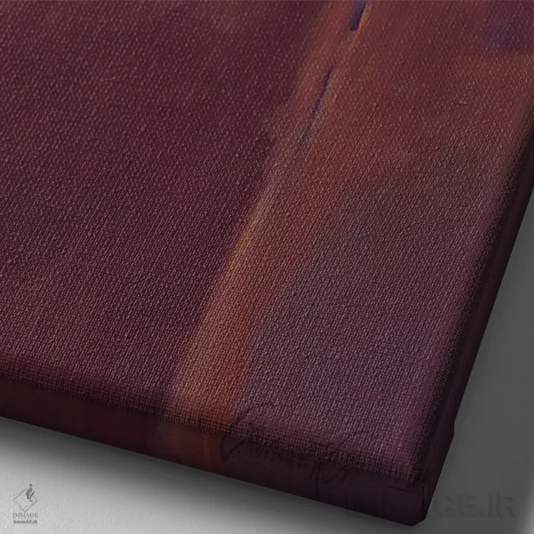 تابلو انتزاعی عصر سونورا اثر لاورنس لی - نمای نزدیک بافت بوم