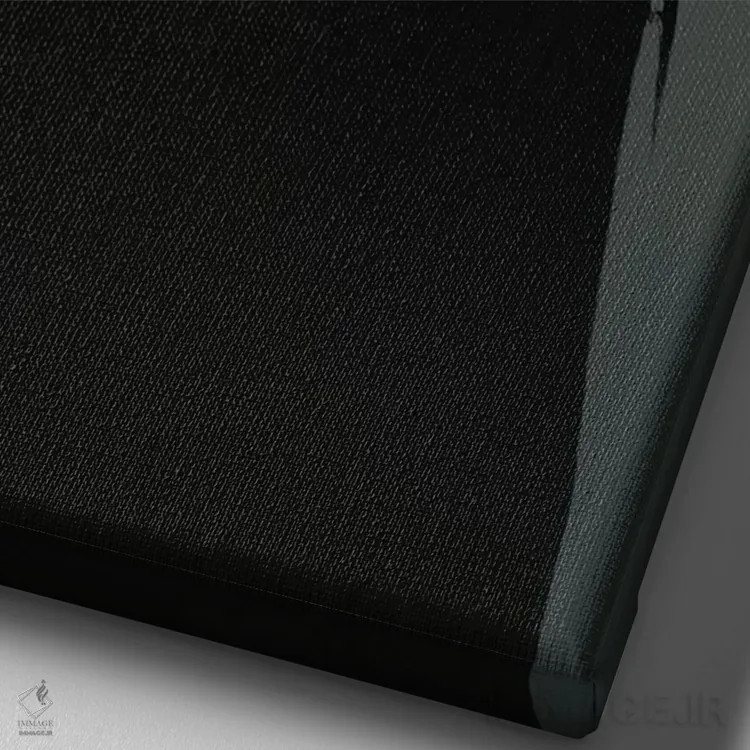 تابلو دکوراتیو درون اثر لاورنس لی - نمای نزدیک بافت بوم