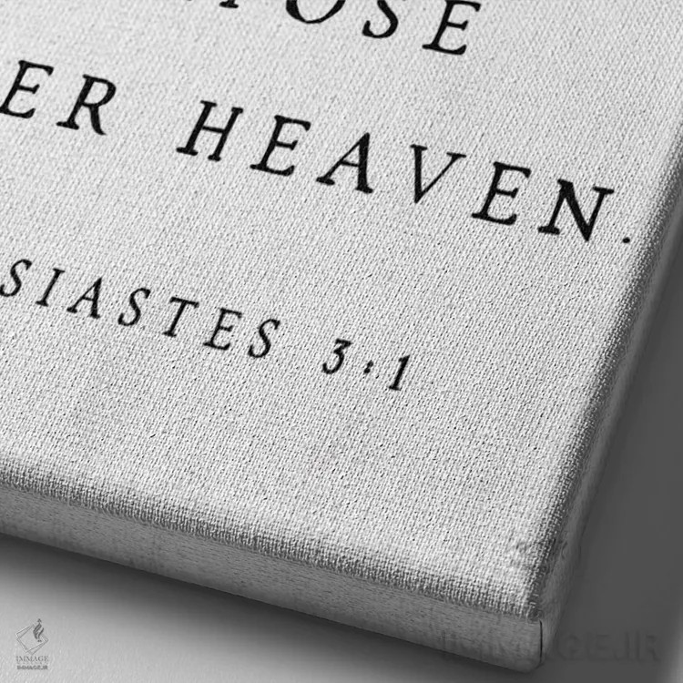 تابلو مدرن برای هر چیز زمانی است اثر لوکس + می دیزاینز - نمای نزدیک بافت بوم