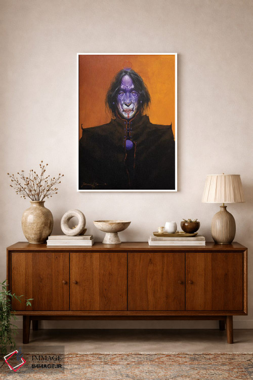 تابلو دکوراتیو شامان گرگ ومیش اثر لاورنس لی - D1W