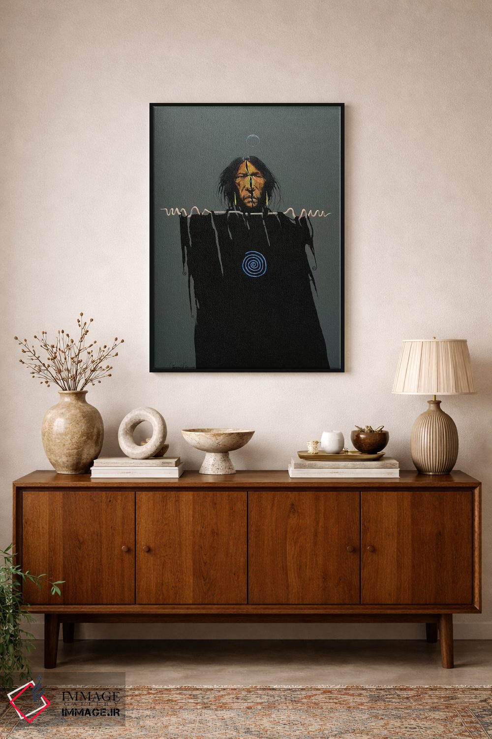 تابلو دکوراتیو درون اثر لاورنس لی - D1B