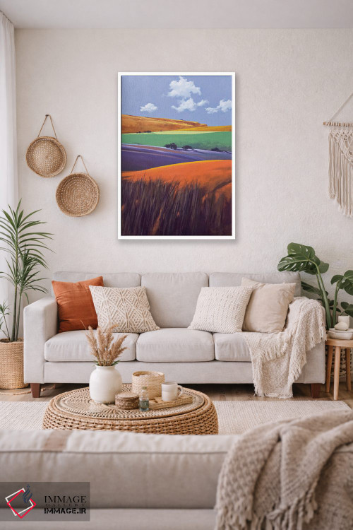 تابلو دکوراتیو جنوب کوه بزرگ آب نباتی اثر لاورنس لی - D2W