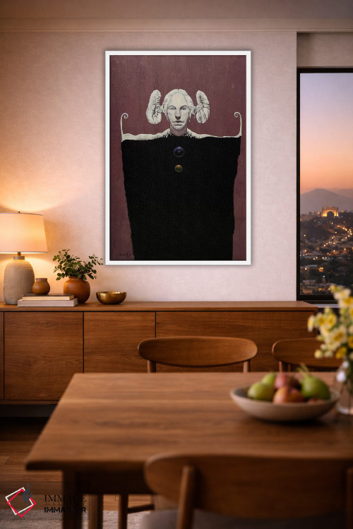 تابلو دکوراتیو دوشیزه سفید اثر لاورنس لی - D2W