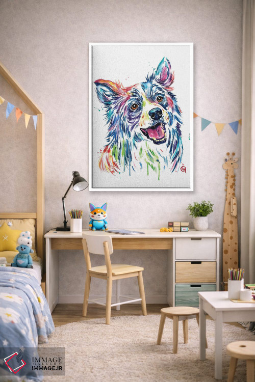 تابلو دکوراتیو بردر کولی اثر لیزا وایت هاوس - D1W