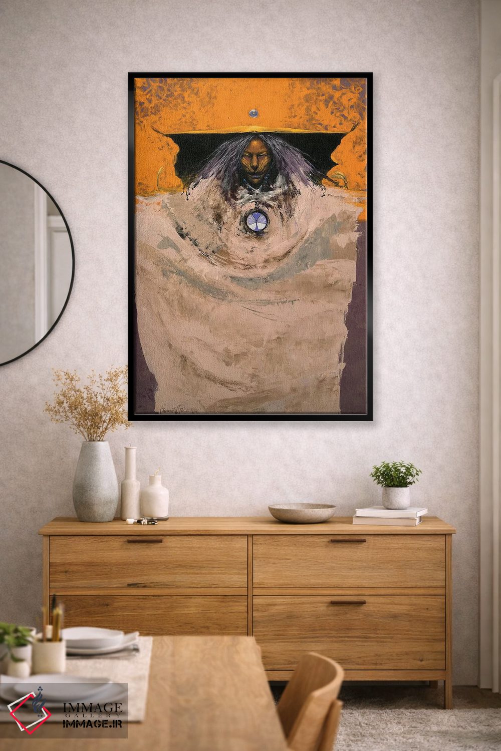 تابلو دکوراتیو بروخا ماریپوسا اثر لاورنس لی - D1B