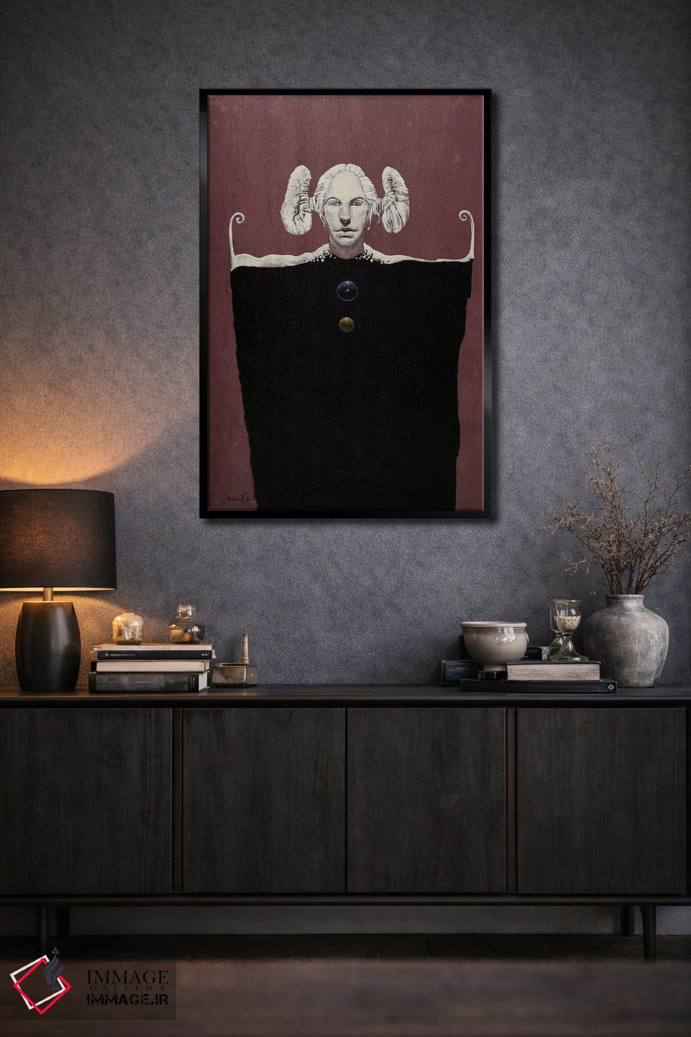 تابلو دکوراتیو دوشیزه سفید اثر لاورنس لی - D3B