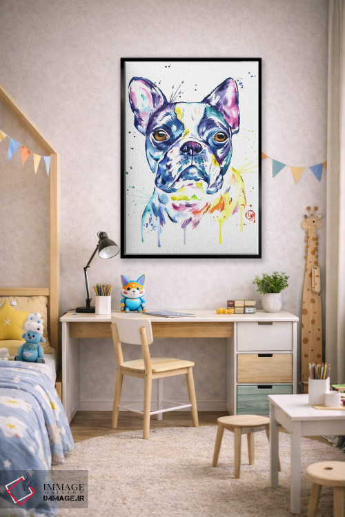 تابلو دکوراتیو بوستون تریر اثر لیزا وایت هاوس - D2B