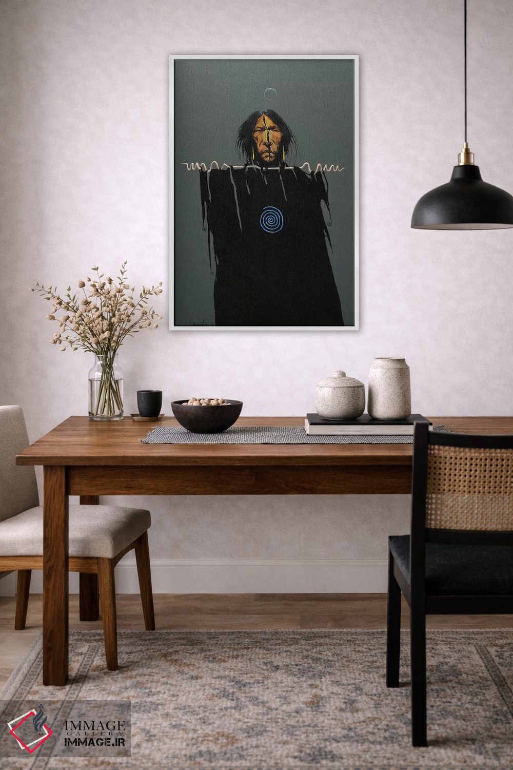 تابلو دکوراتیو درون اثر لاورنس لی - D2W