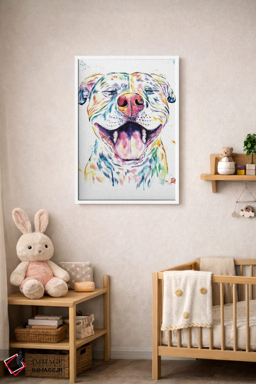 تابلو دکوراتیو تنگو پیت بول اثر لیزا وایت هاوس - D2W