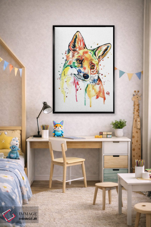 تابلو دکوراتیو روباه خیال انگیز اثر لیزا وایت هاوس - D2B