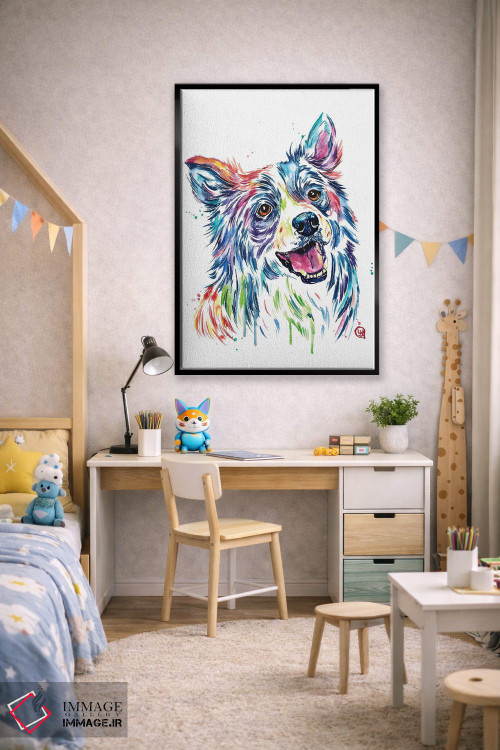 تابلو دکوراتیو بردر کولی اثر لیزا وایت هاوس - D2B