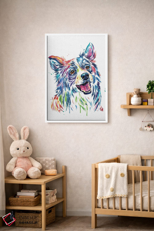 تابلو دکوراتیو بردر کولی اثر لیزا وایت هاوس - D3W