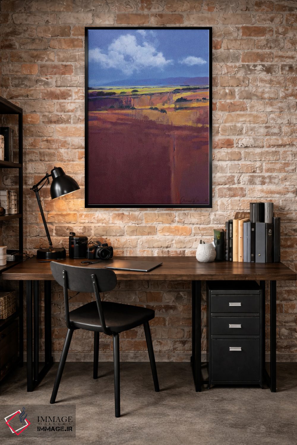 تابلو انتزاعی عصر سونورا اثر لاورنس لی - D4B