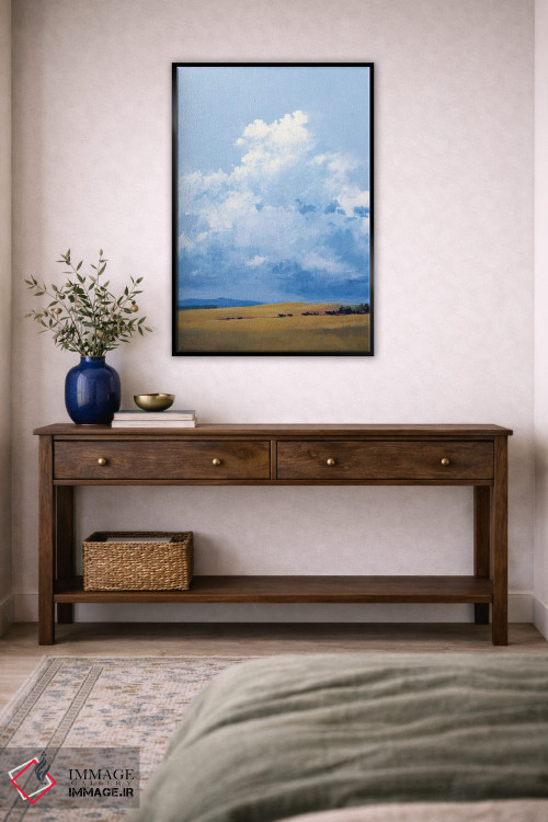 تابلو دکوراتیو چراگاه جدید اثر لاورنس لی - D4B