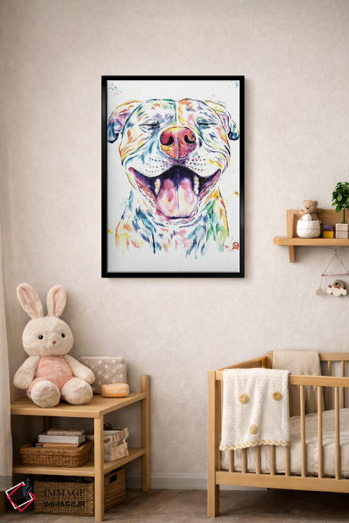 تابلو دکوراتیو تنگو پیت بول اثر لیزا وایت هاوس - D4B