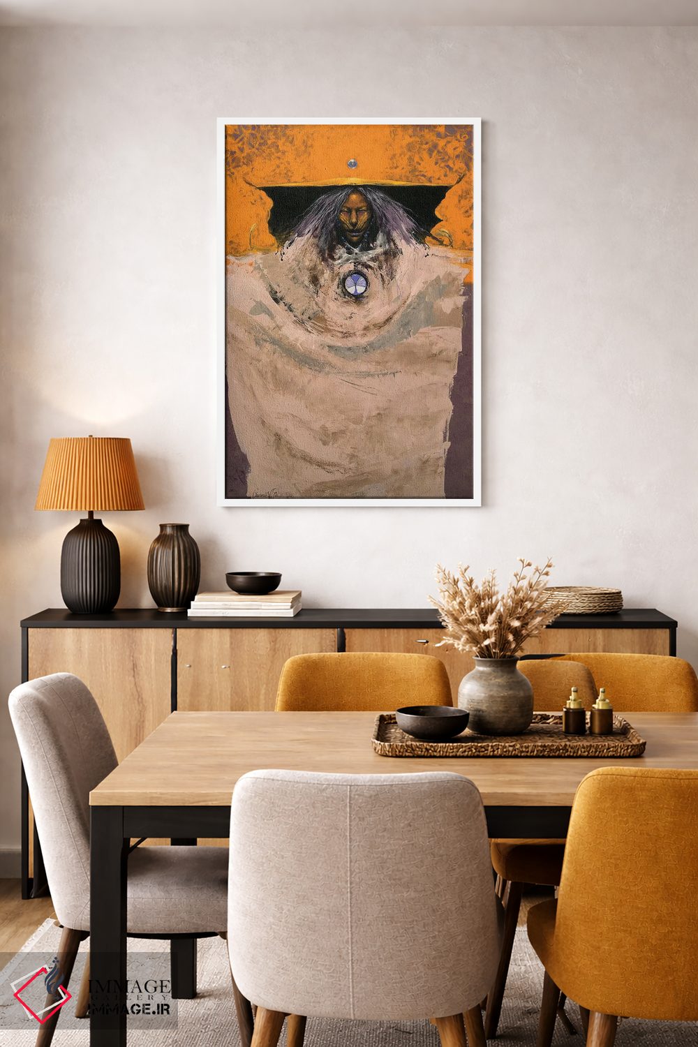 تابلو دکوراتیو بروخا ماریپوسا اثر لاورنس لی - D5W