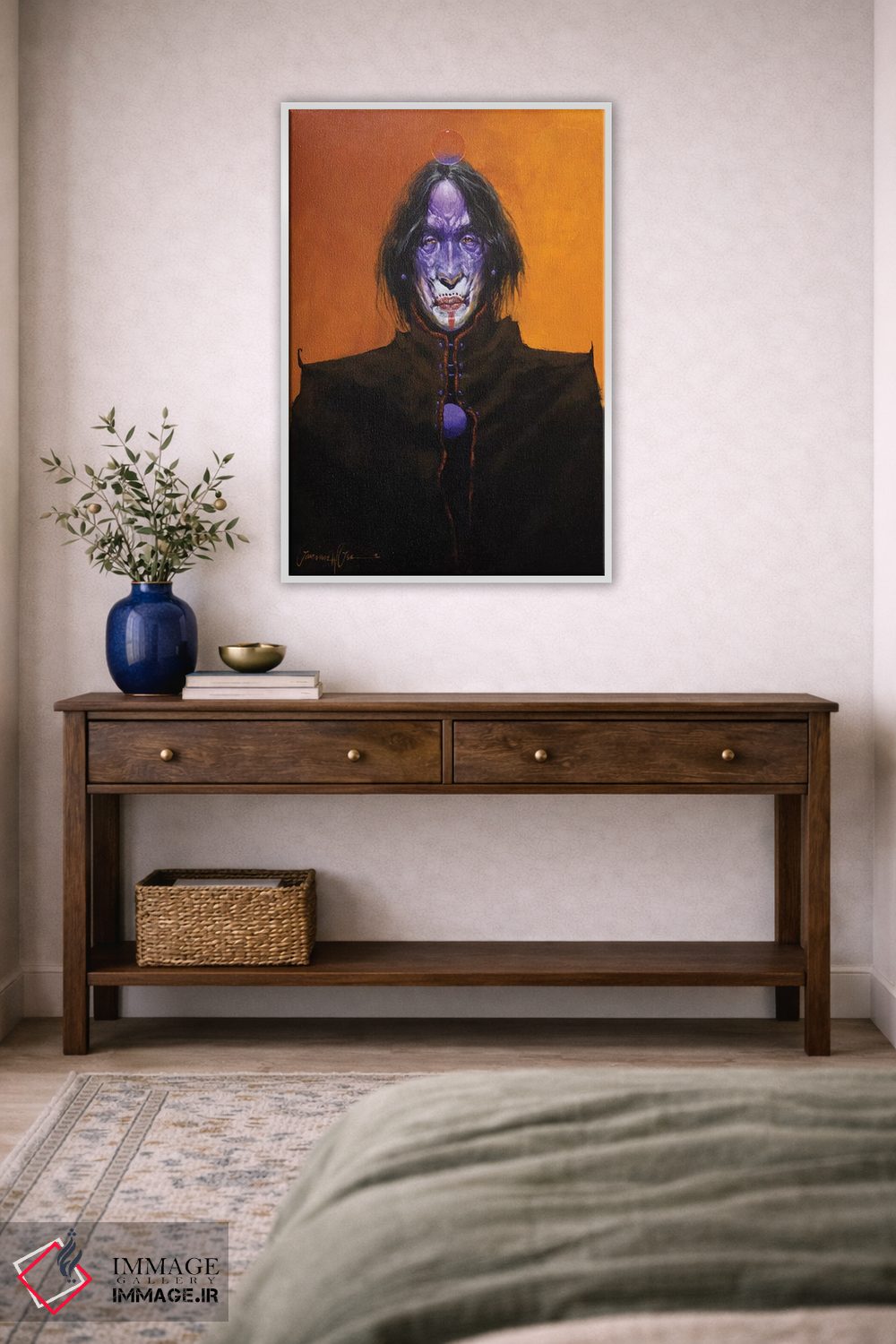 تابلو دکوراتیو شامان گرگ ومیش اثر لاورنس لی - D4W