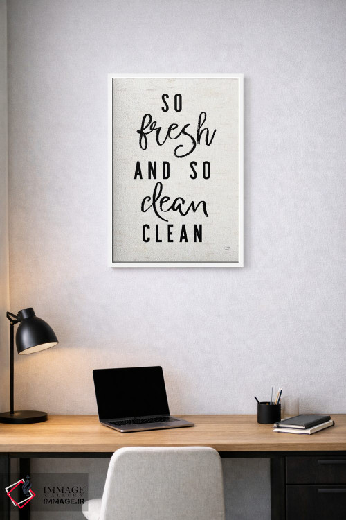 تابلو دکوراتیو این قدر تازه و تمیز اثر لوکس + می دیزاینز - D1W