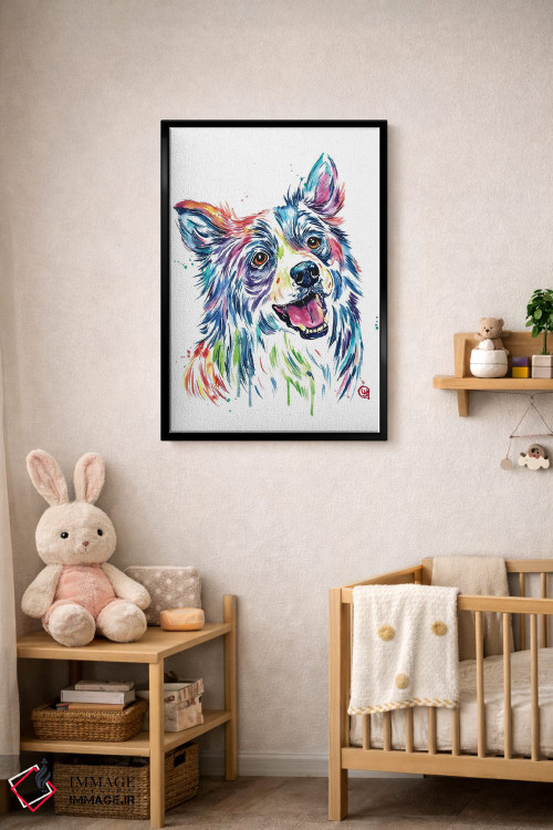 تابلو دکوراتیو بردر کولی اثر لیزا وایت هاوس - D4B