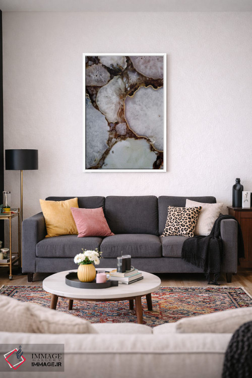 تابلو انتزاعی سنگ های ابدیت ۲ اثر شلند لوئیس - D4W