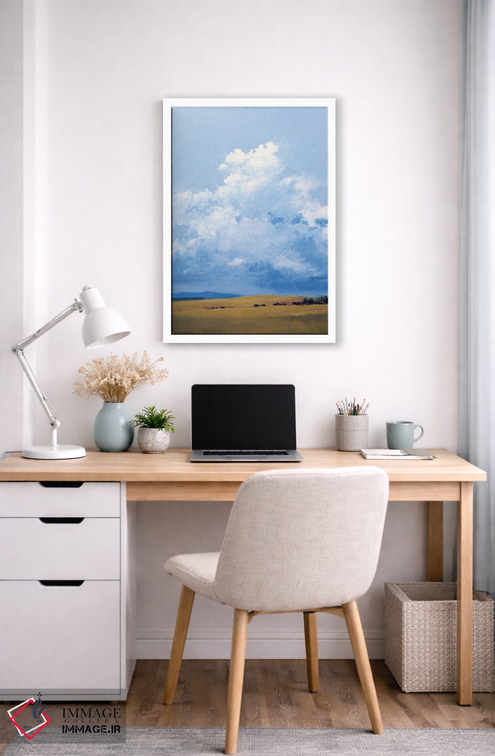 تابلو دکوراتیو چراگاه جدید اثر لاورنس لی - D6W