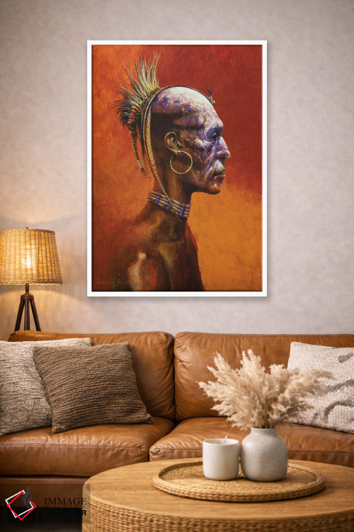 تابلو دکوراتیو شامان دنیای دوم اثر لاورنس لی - D4W