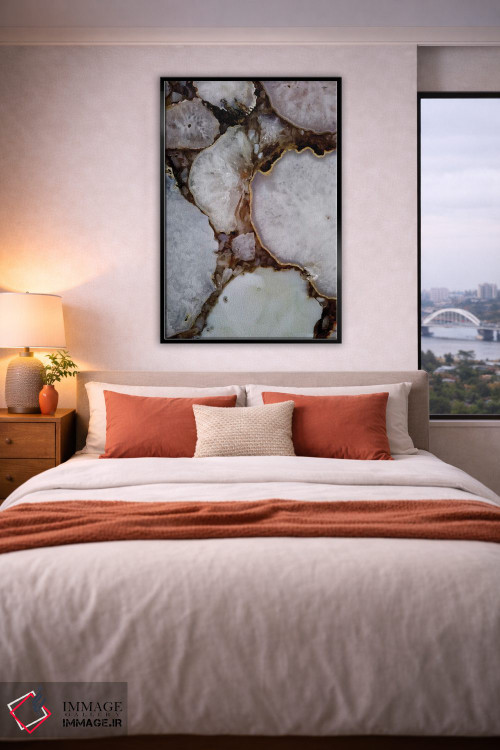 تابلو انتزاعی سنگ های ابدیت ۲ اثر شلند لوئیس - D5B