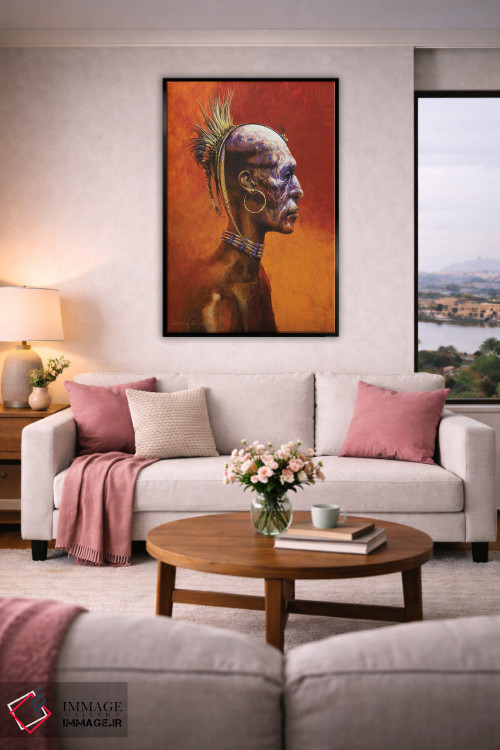 تابلو دکوراتیو شامان دنیای دوم اثر لاورنس لی - D5B