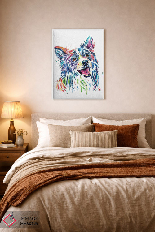 تابلو دکوراتیو بردر کولی اثر لیزا وایت هاوس - D6W