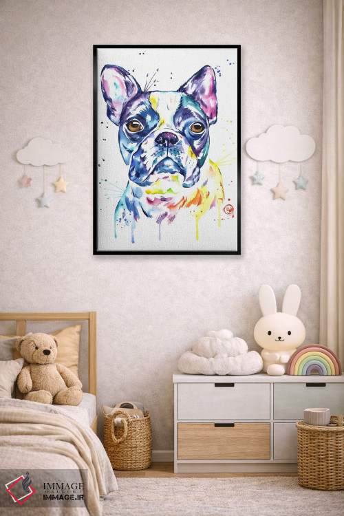 تابلو دکوراتیو بوستون تریر اثر لیزا وایت هاوس - D5B