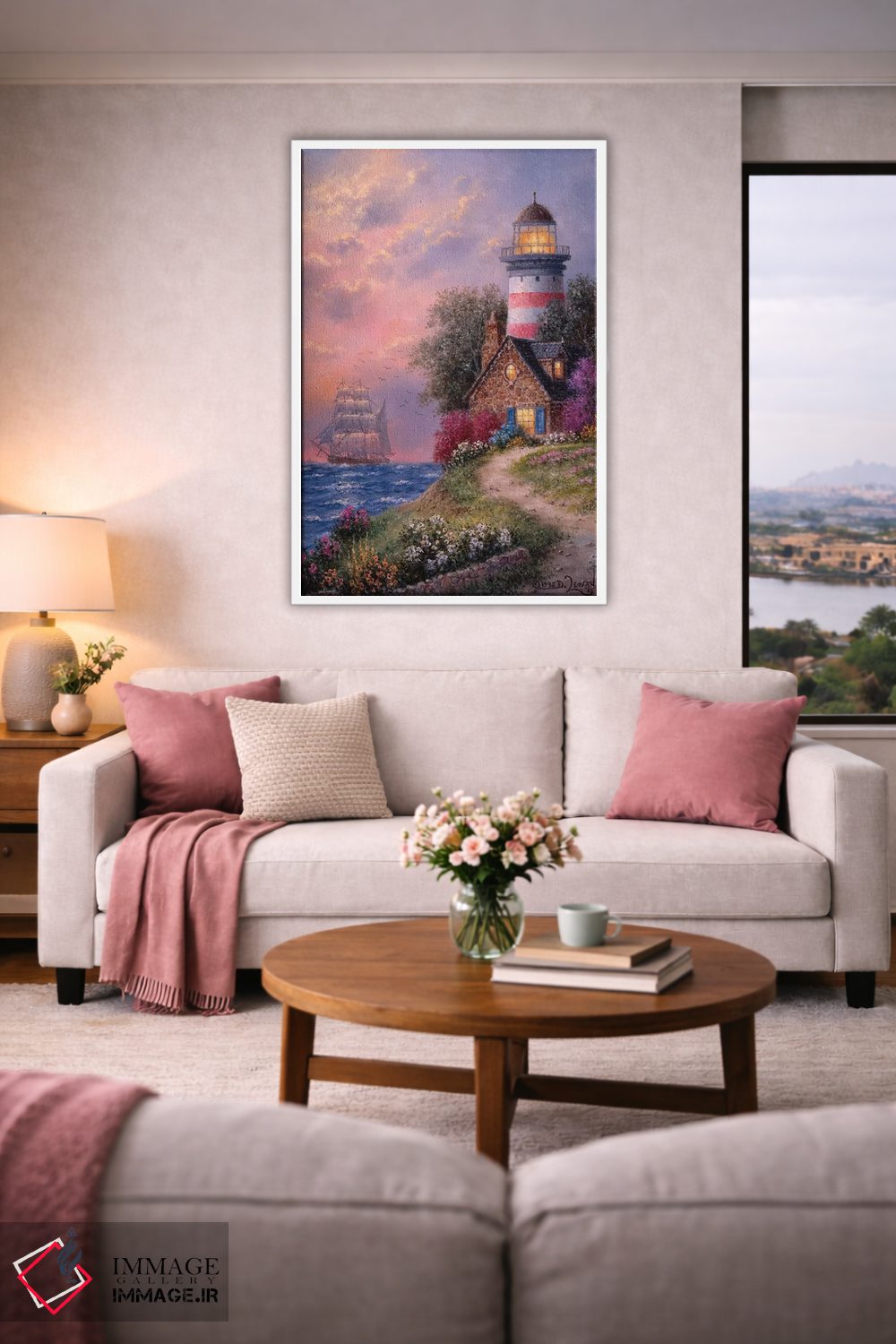 تابلو دکوراتیو لبه فانوس اثر دنیس لوان - D4W