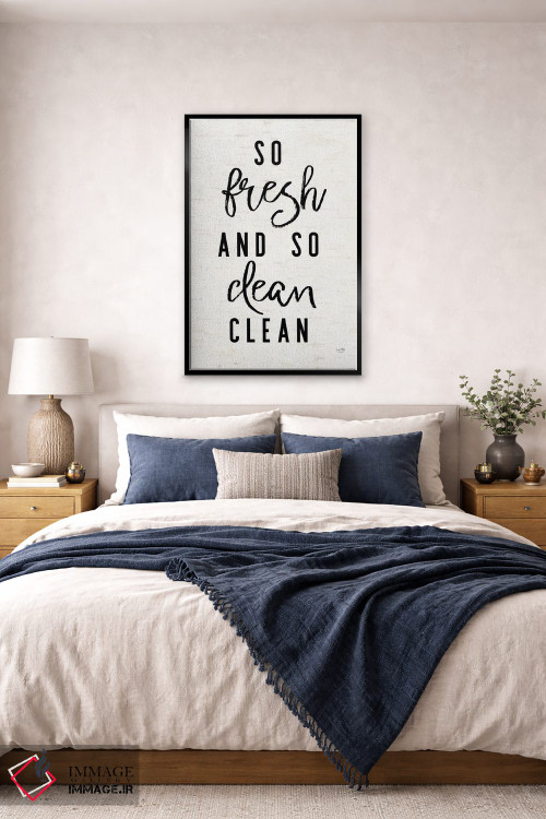 تابلو دکوراتیو این قدر تازه و تمیز اثر لوکس + می دیزاینز - D6B