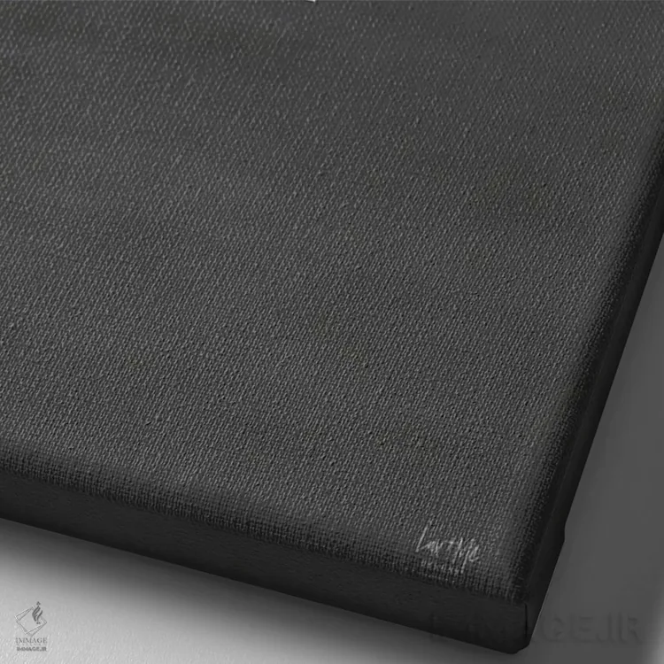 تابلو دکوراتیو قدردان هر روز بودن اثر لوکس + می دیزاینز - نمای نزدیک بافت بوم