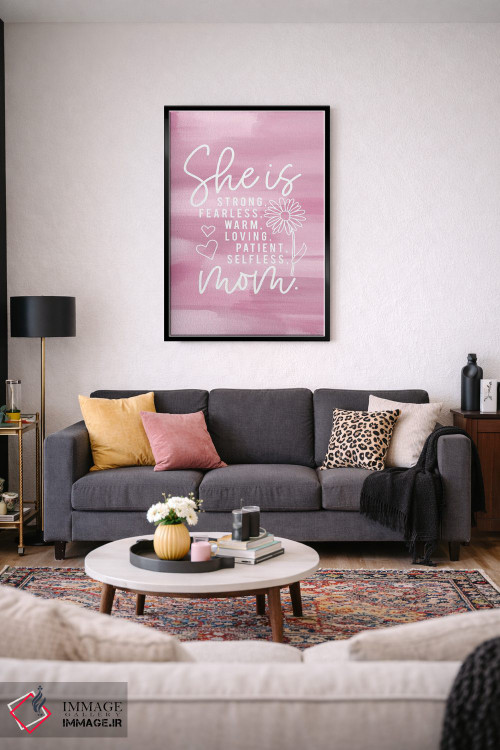 تابلو دکوراتیو او مادر است اثر لوکس + می دیزاینز - D4B