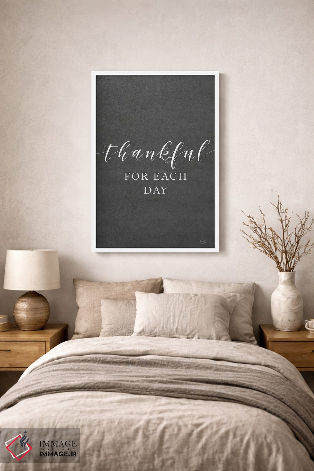تابلو دکوراتیو قدردان هر روز بودن اثر لوکس + می دیزاینز - D1W
